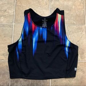Sweaty Betty London Kenza Power Crop Athletic Tank Size Large